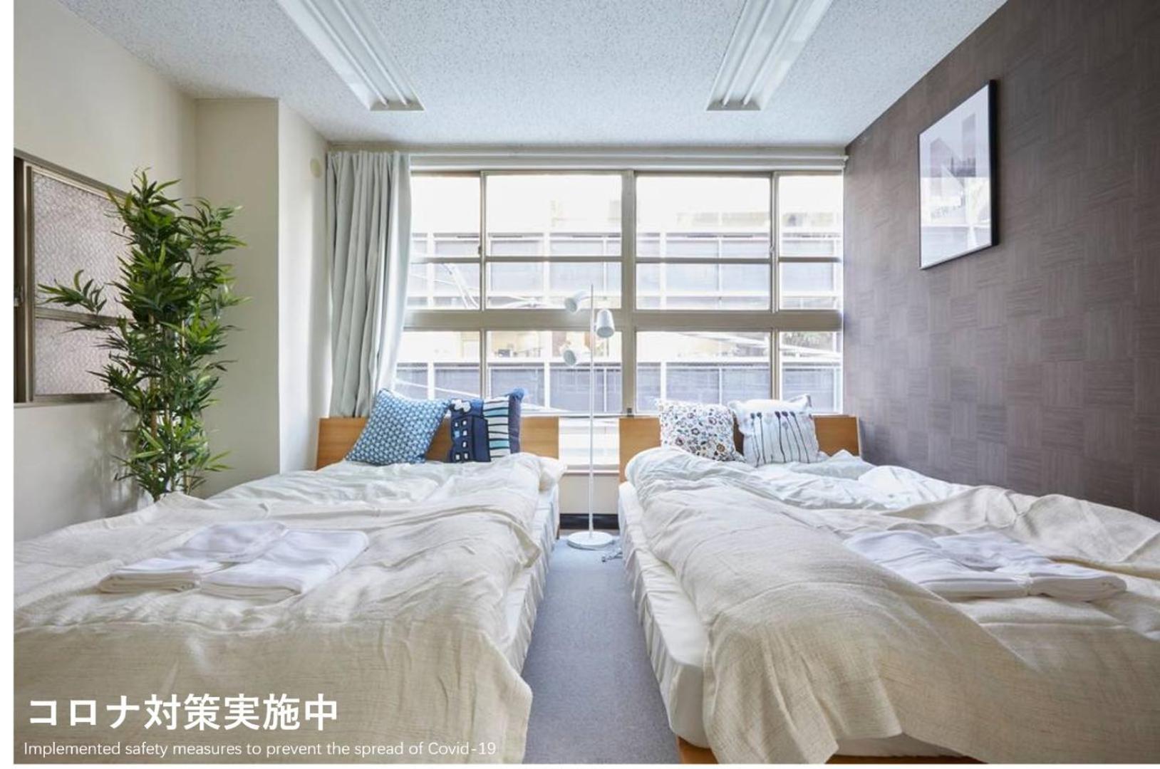 Apartment 上野車站徒步5分鐘/秋葉原步行可至/精装豪华二室一厅/机场直达45分/免费wi-fi#b